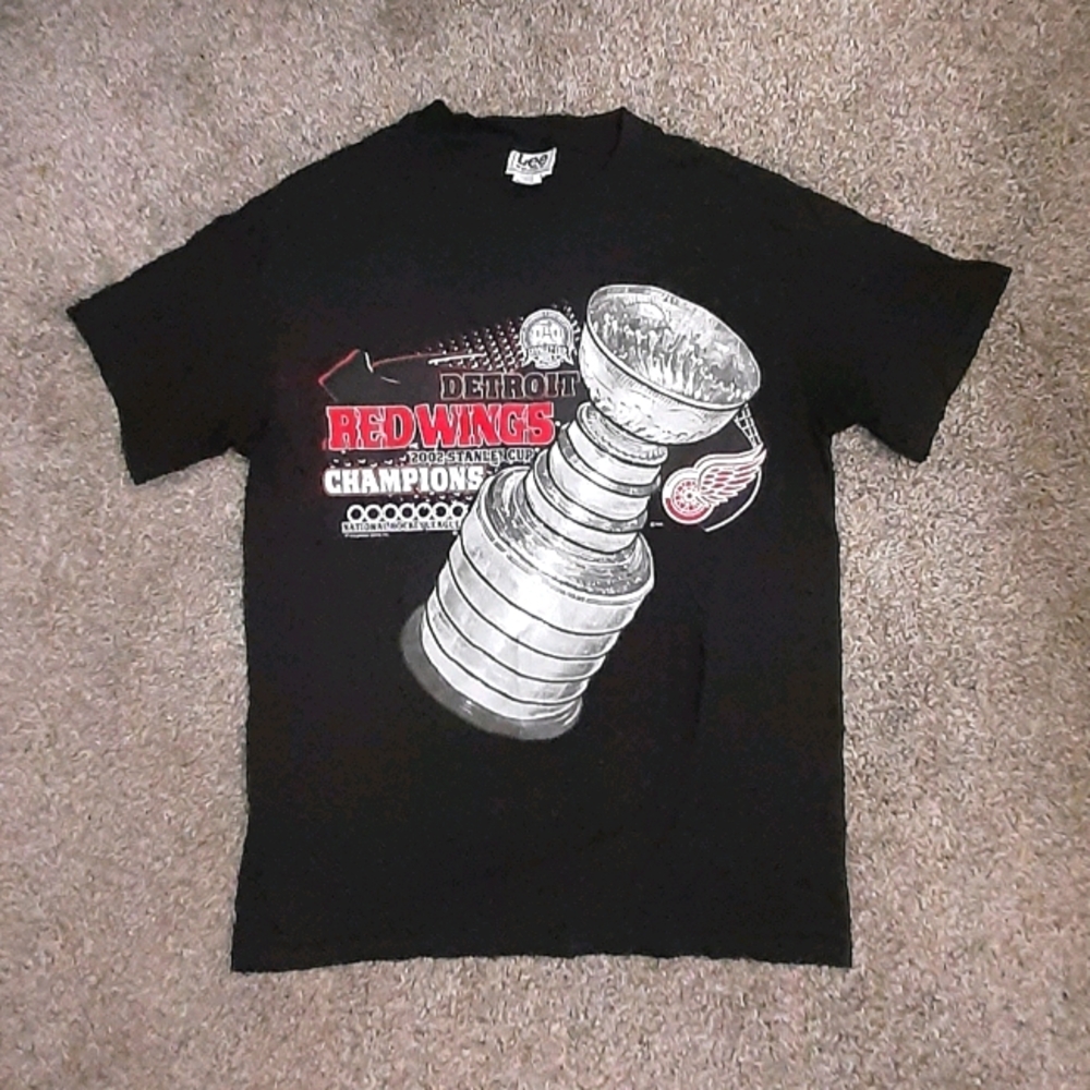 Red Wings Stanley cup Champions shirt szYL